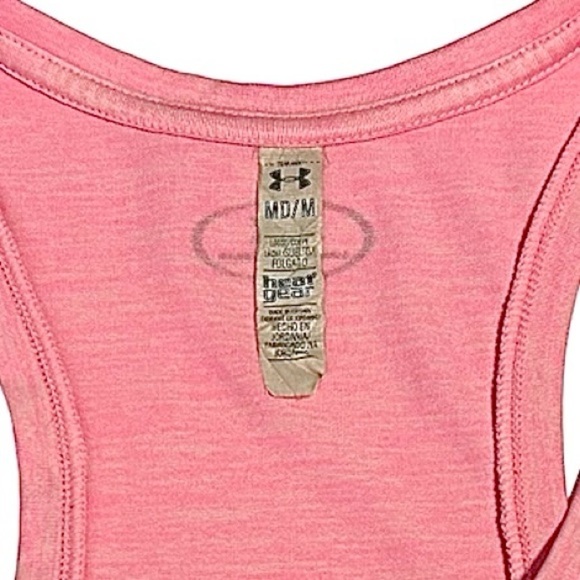 Under Armour Pink Tank Top. Size Medium - Picture 3 of 3